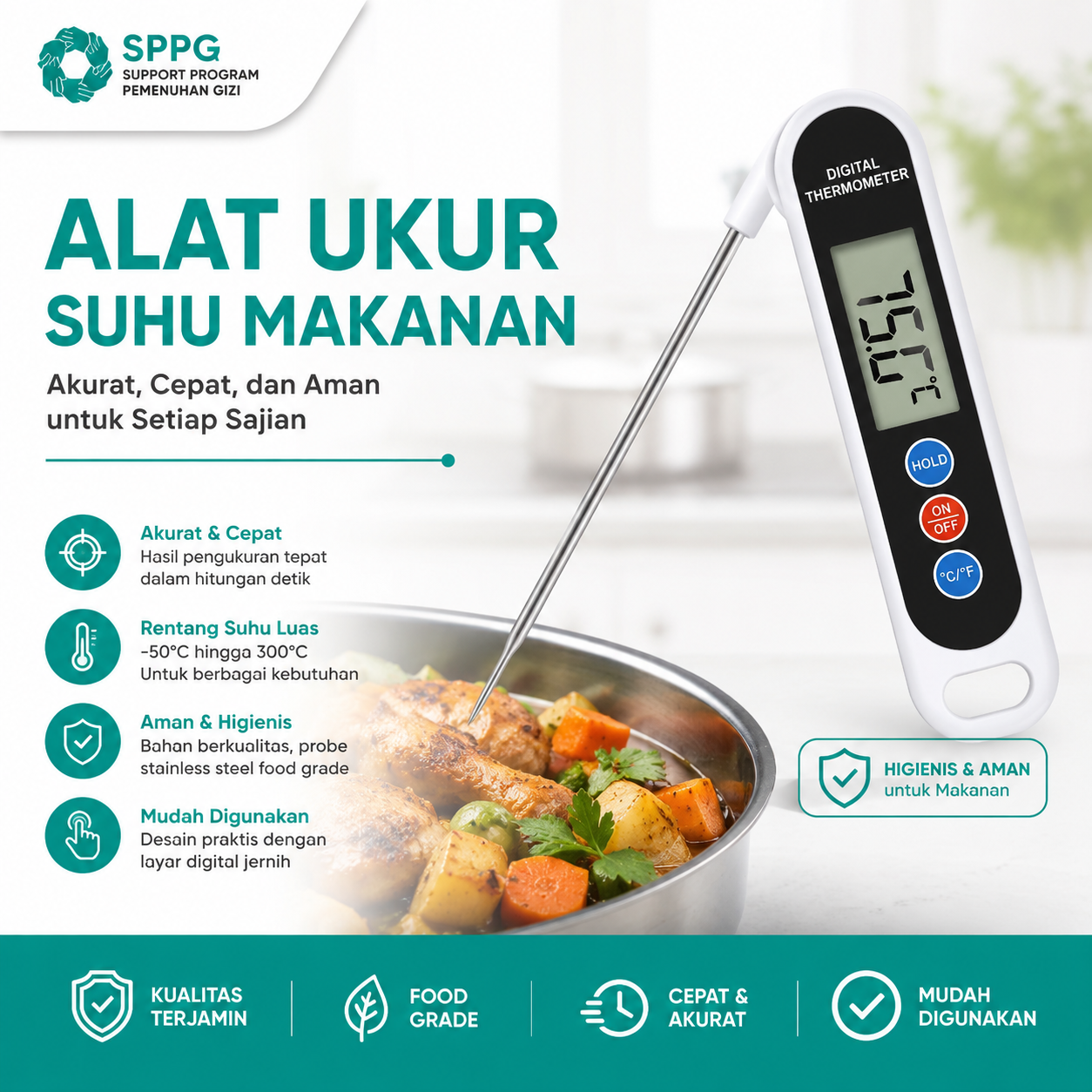 Alat Ukur Suhu Makanan