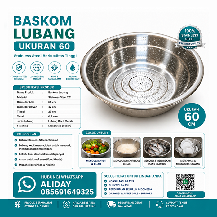 Baskom Bolong UK 60
