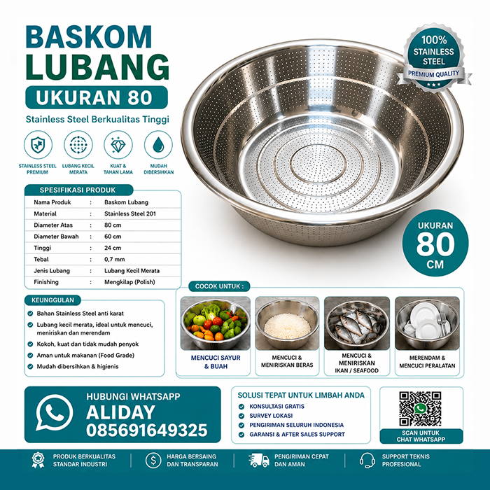 Baskom Bolong UK 80
