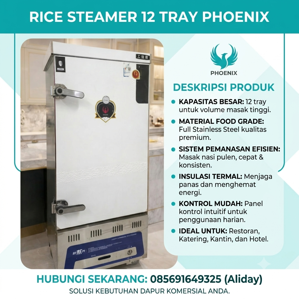 Rice Steamer 12 Tray