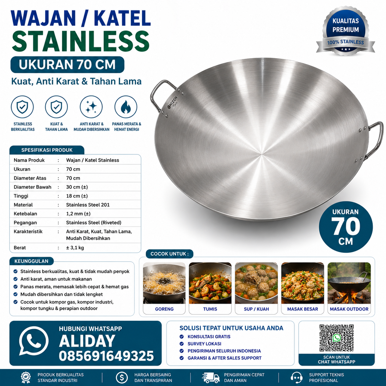 Wajan UK 70