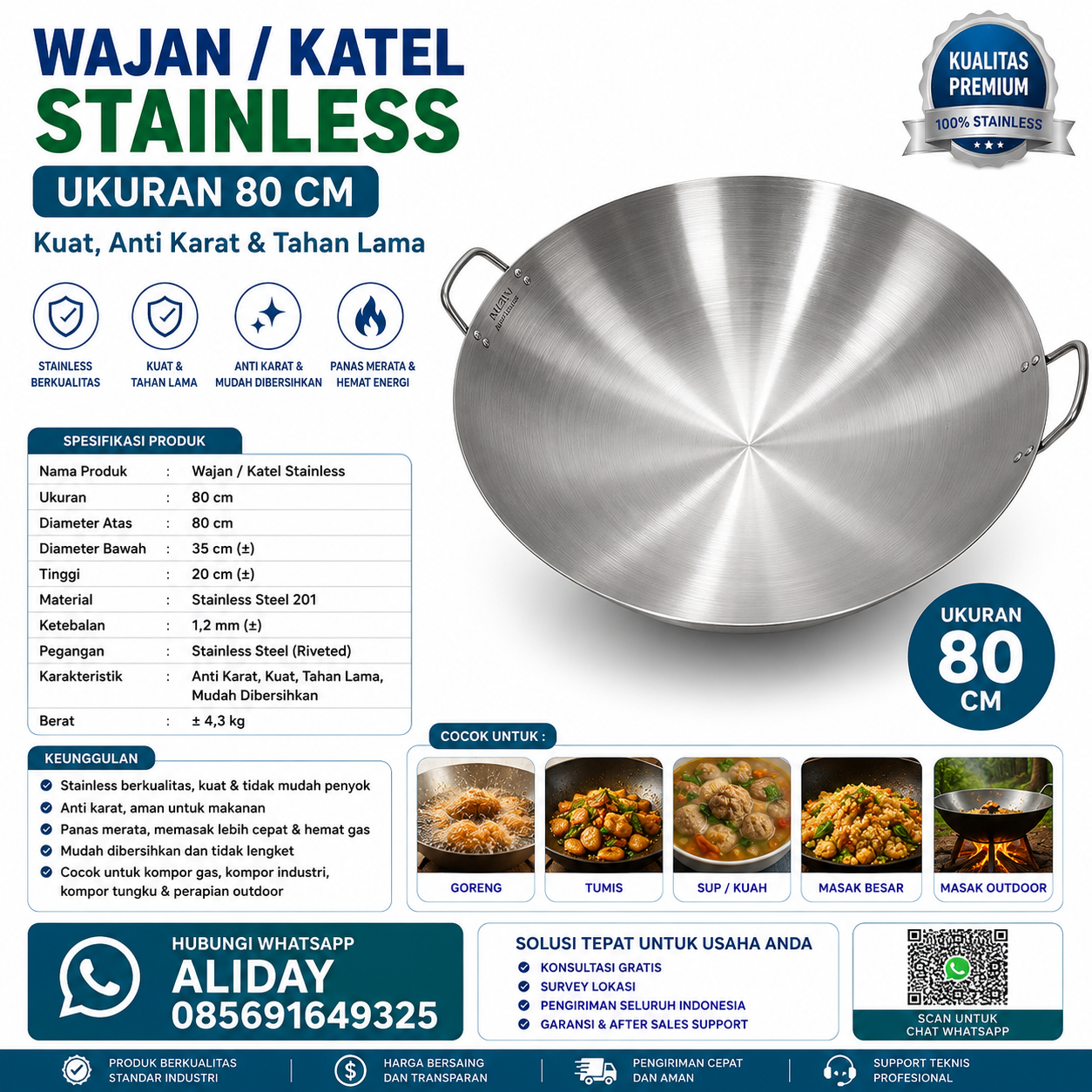 Wajan UK 80